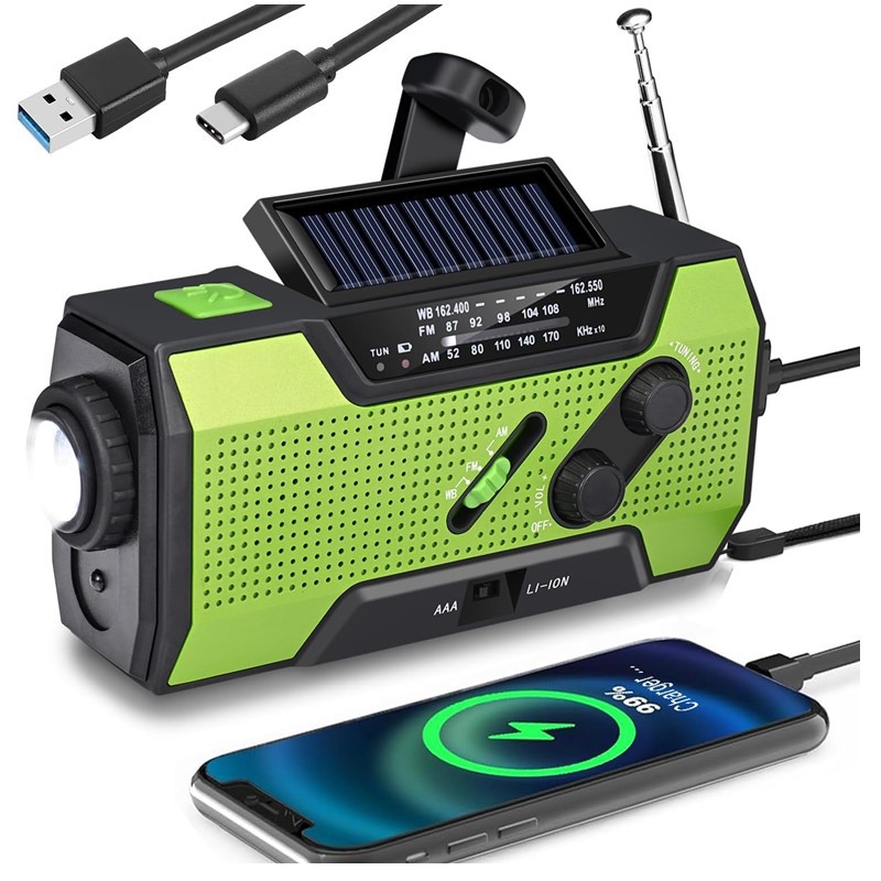 楽天市場】ラジオも聞ける手回し充電ライト 手廻しで携帯電話やスマホ