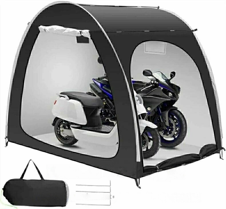 【★梅雨対策★大人気製品!!】自転車テント 自転車サイクルハウス 3-4台用 大型 自転車ハウス 雑貨 UVカット?遮熱?耐水加工 家庭用 アウトドア 戸外 携帯可 自転車置き場 屋根付き 物置