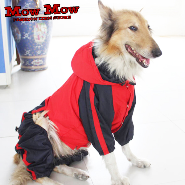 楽天市場 犬服 秋冬 Mowmow 大型犬用 ウインドブレイカー スポーティー 大きいサイズ お散歩 かっこいい Dog Ogt0010 Mowmow