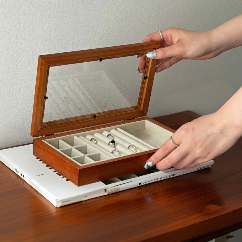 楽天市場】天然木 アクセサリーケース 収納ボックス【ART OF BLACK