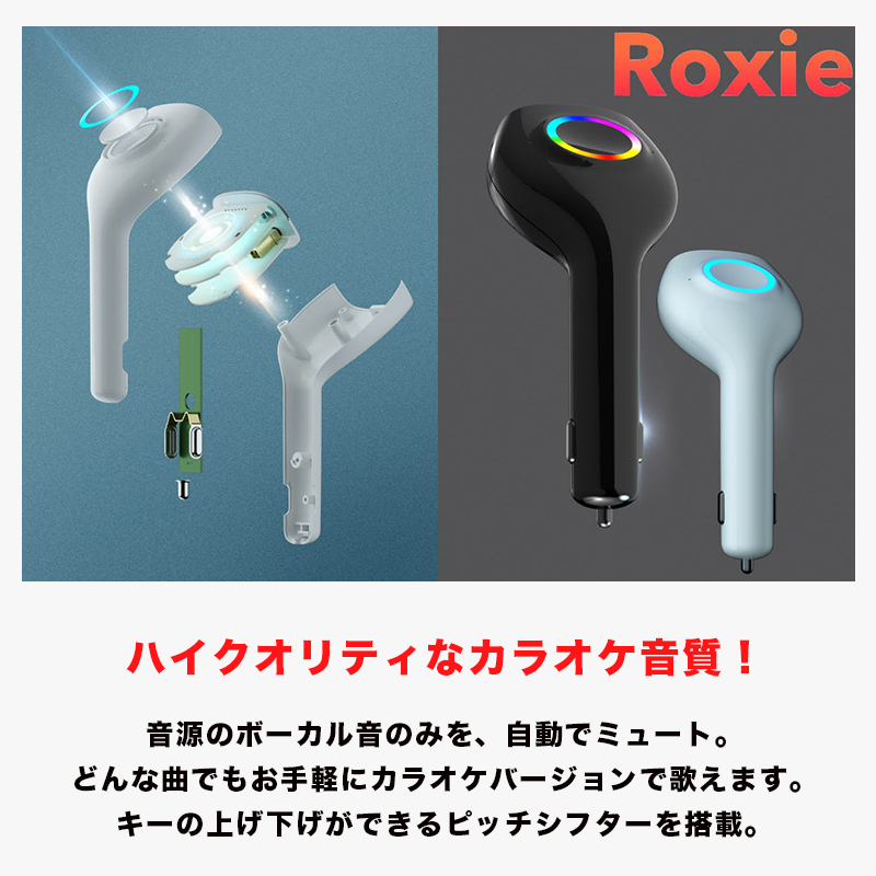 四輪車で実家で本格カラオケ Roxie ロキシー カラオケ マイク スピーカー カラオケマイク Bluetooth 無線電話 Usb カラオケ設定 血縁庭必要経費 家でカラオケ 数アクセント 音楽追憶 どんな歌曲でも カラオケ 修錬 Android Iphoneに対応 Biscochohaus Com