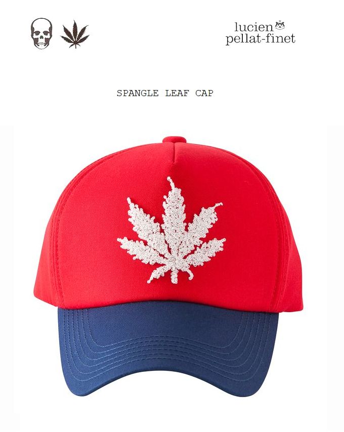 楽天市場】ルシアンペラフィネ スパンコール リーフ キャップ
