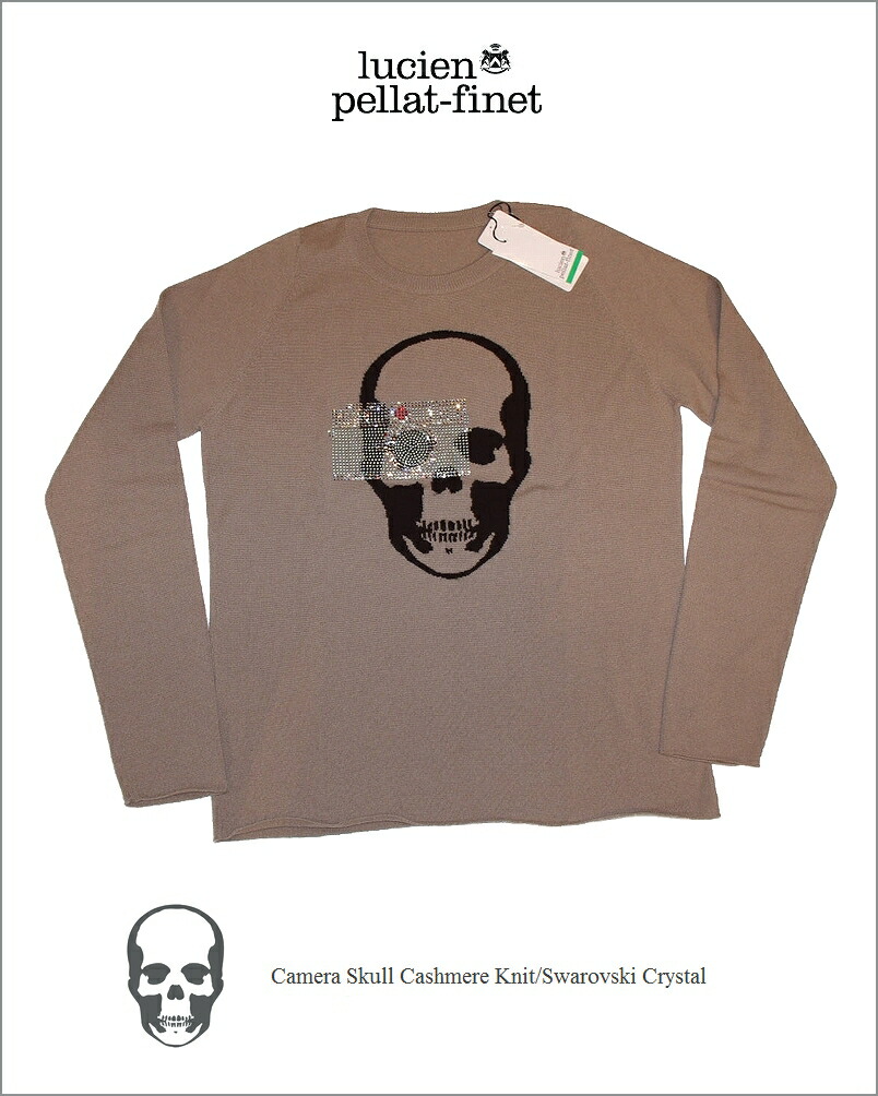 【lucien pellat-finet”Camera-Skull/CashmereKnit】|Knock,Knock,Puchic!
