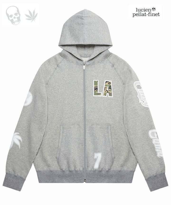 ルシアンぺラフィネ LA サーフ スウェットパーカlucien pellat-finet SWEAT PARKA スカル リーフ|Knock,Knock,Puchic!