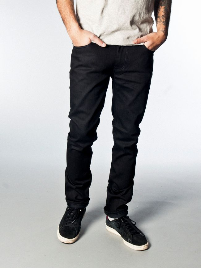 ヌーディージーンズ シンフィン 素っ気ない 冷ややかさ 黒いこと 黒いことジーンズ オーガニック L32NudieJeans ThinFinn DryColdBlack