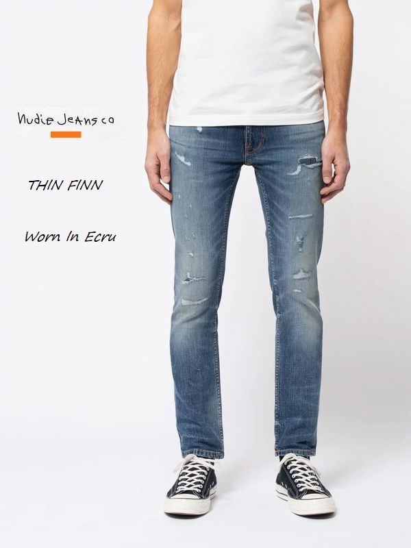 楽天市場】ヌーディージーンズ シンフィン ローヨーク シン スキニー