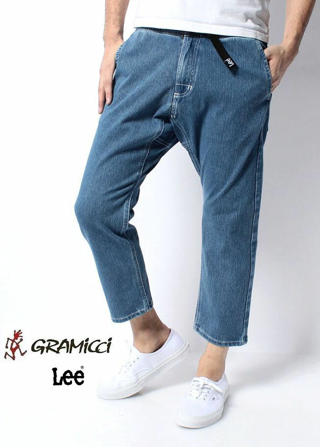 楽天市場 Gramicci Lee デニム ぺインタークロップドパンツグラミチ リー Wネーム Knock Knock Puchic