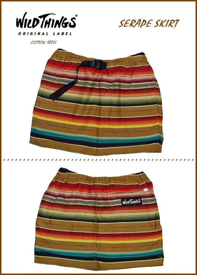 楽天市場】ワイルドシングス Wild Thing セラぺ スカート SERAPE