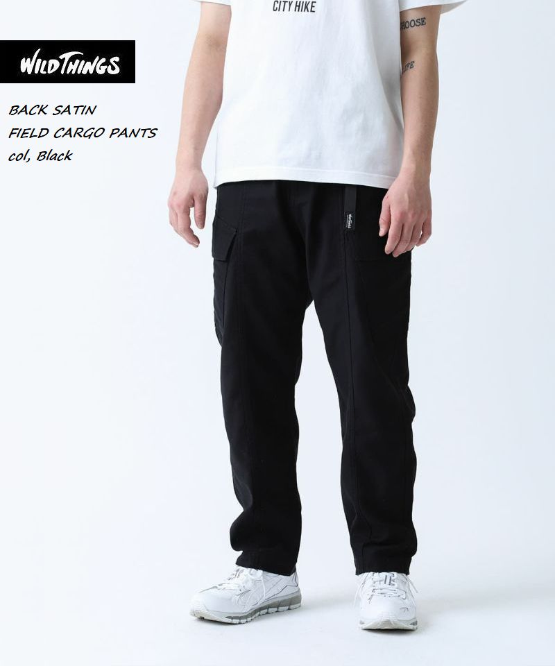 即納最大半額 春夏 ワイルドシングス バックサテン フィールド カーゴ パンツwildthings Backsatin Field Cargo Pants アウトドア アメリカ 保障できる Joseregio Org