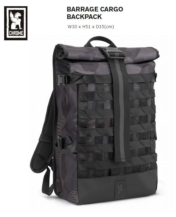 CHROME　クローム　バラージ　カーゴ　スウェディッシュ　カモ　迷彩柄　バックパック　メッセンジャーバッグ　SWEDISH CAMO2　アメリカ｜Knock，Knock，Puchic！