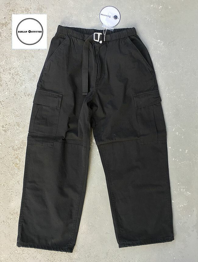 BURLAP OUTFITTER RIPSTOP WEB HOOK Pantバーラップアウトフィッター リップストップ ウェビングベルト パンツ｜Knock，Knock，Puchic！