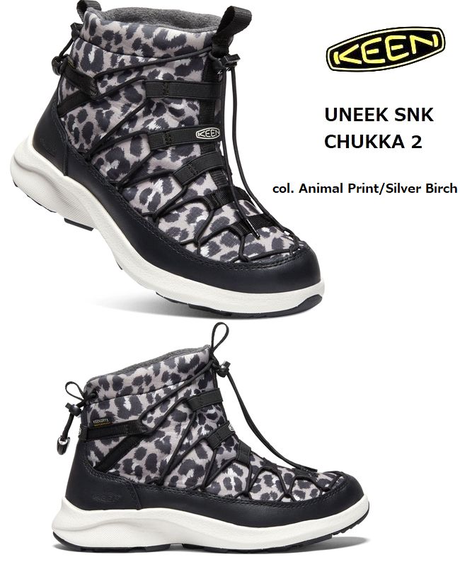 KEEN　キーン　秋冬　ユニーク　スニーク　チャッカ2　ブーツ　アニマル　レオパード　ヒョウ柄　レディス　女性用　UNEEK SNK CHUKKA2 アウトドア　アメリカ