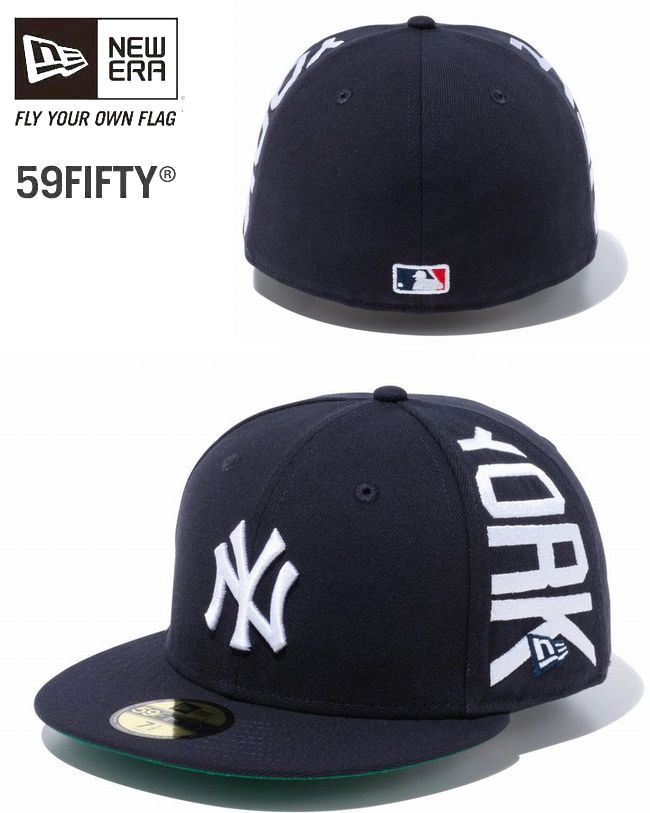 ニューヨークヤンキース　59FIFTYニューエラ　オール刺繍キャップ　7 1/2 New Era 59FIFTY ニューヨーク・ヤンキース キャップ 7 1/2
