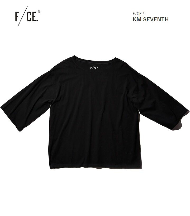 F/CE エフシーイー KM SEVENTH Tキモノ 7分 ティーシャツ カットソー メンズ フィクチュール ブラック