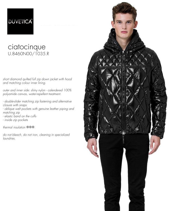 楽天市場】秋冬 DUVETICA ポリニーチェ レザー ウール ボンバー