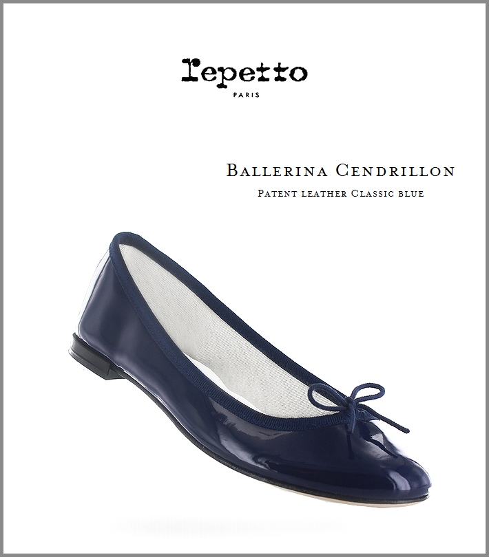 repetto/レペット サンドリオン バレエシューズ ブラック エナメル 40+