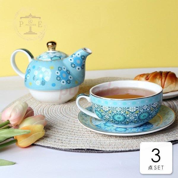 紅茶優勝杯 ティーセット 御厨子所備品 食器 珈琲 茶の葉備品 今めかしい 花柄 柄 ポット 青色 ゴールド重厚感 柔らかい 古典派音楽 小ざかしい青写真