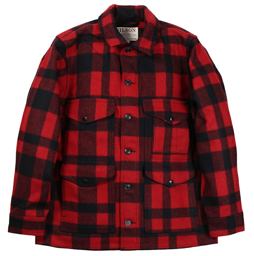 楽天市場】FILSON フィルソン SINGLE MACKINAW CRUISER WOOL