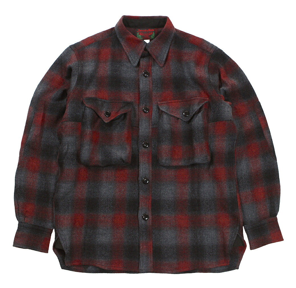 FREEWHEELERS & CO. ["HIGHBALLER" LOGGER SHIRT #2533009 BLACK&times;GRAY&times;RED size.14,15,16,17,17 1/2]｜KLAMP 店 30,030円