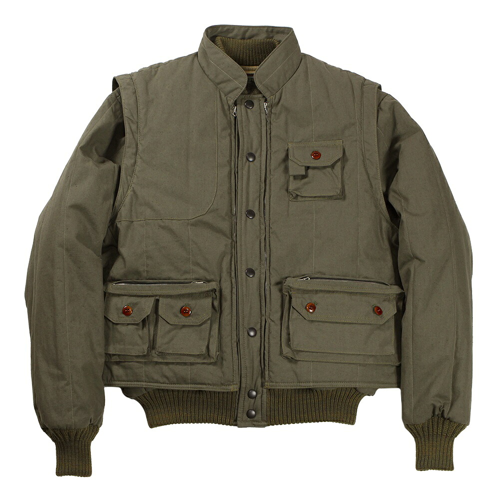 FREEWHEELERS & CO. ["SKYKOMISH" 3-IN-1 INSULATION JACKET #2531017 OLIVE DRAB size.34,36,38,40,42,44]｜KLAMP 店