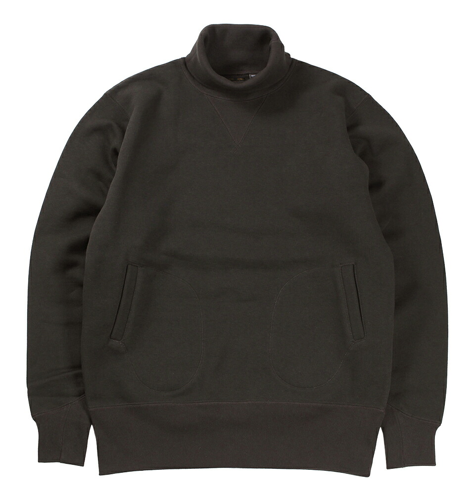 FREEWHEELERS \u0026 CO. [\"TURTLE NECK SWEAT SHIRT\"" SPECIAL HEAVY WEIGHT #2534009 JET BLACK×CHARCOAL BLACK size.36,38,40,42,44,46]"