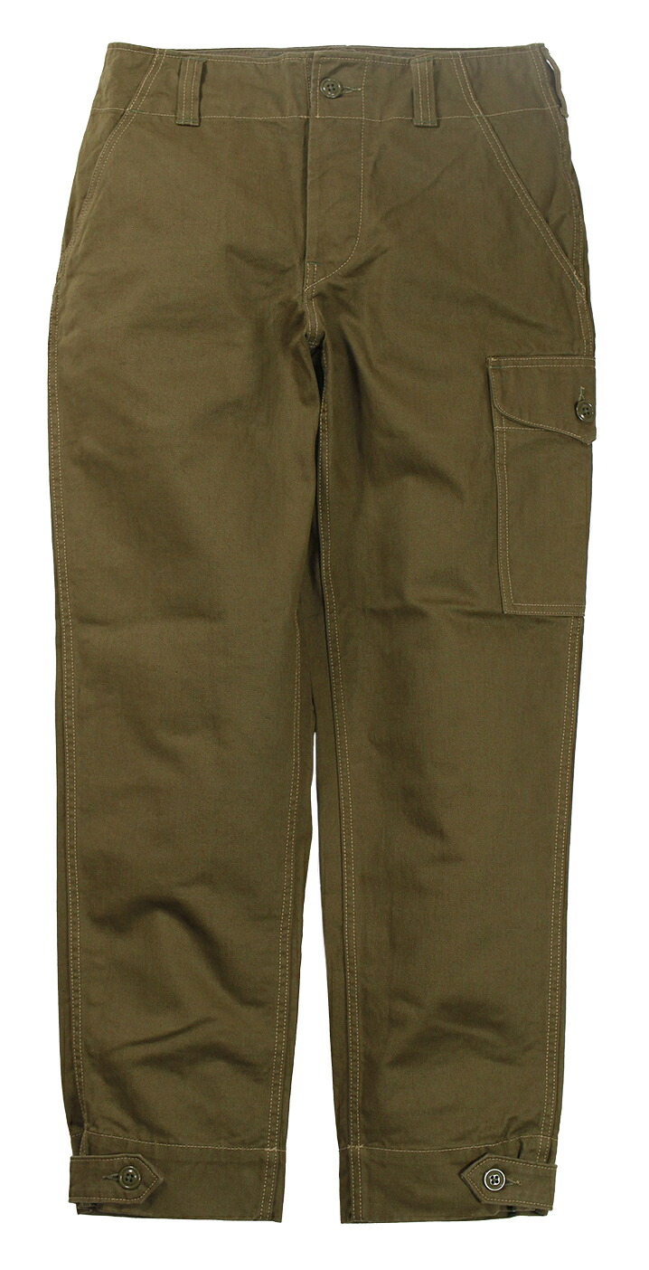 FREEWHEELERS & CO. ["AVIATORS' TROUSERS" #2532002 DARK KHAKI BEIGE w.28,30,32,34,36]｜KLAMP 店
