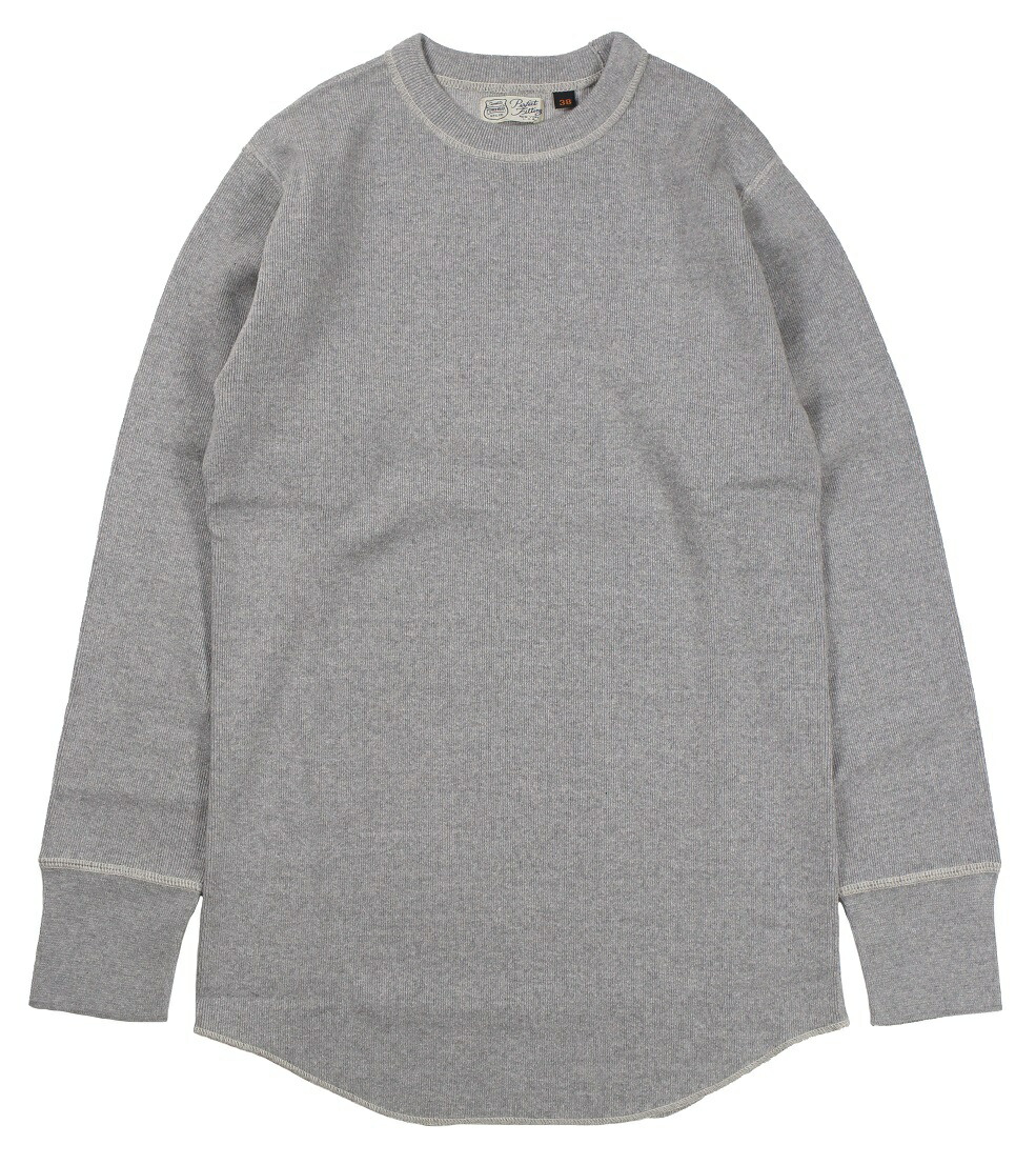 FREEWHEELERS \u0026 CO. [\"CREW NECK TYPE\"" LONG SLEEVE UNDERWEAR #2135003 MIX GRAY size.36,38,42,44]"