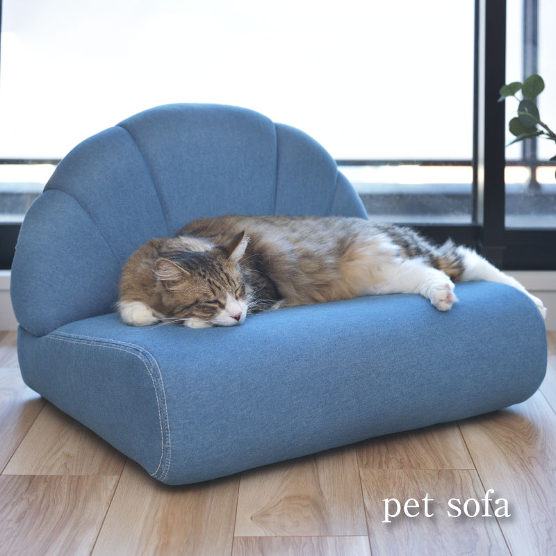 ペットソファ PT-65 ソファ 広い座面 座面厚め 背もたれ 座椅子 愛猫用 愛犬用 ペット用 木フレーム コットン 裏キズ防止 くつろぎ リラックス かわいい シンプル インテリア 1人掛け 1人用 フロアチェア ゆったり ペットベッド 室内用 室内犬用 北欧 おしゃれ