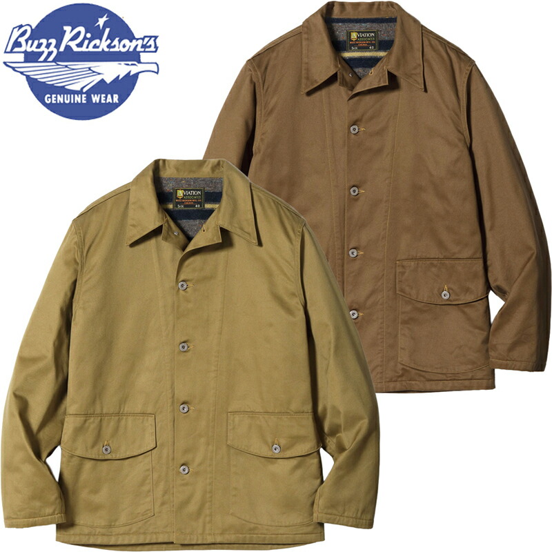 バズリクソンズ　コーデュロイワークジャケット　BR15344 楽天市場】[BR15344]Buzz Rickson's(バズリクソンズ) AVIATION