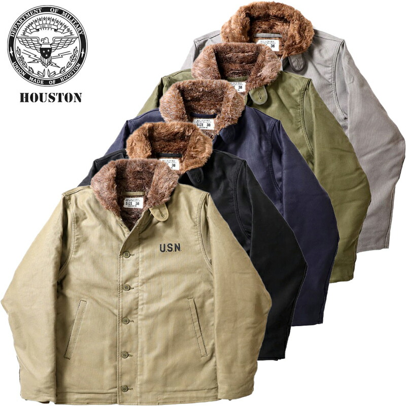 楽天市場】N-1 デッキJKT HOUSTON ヒューストン 40th N-1 TYPE3 デッキ