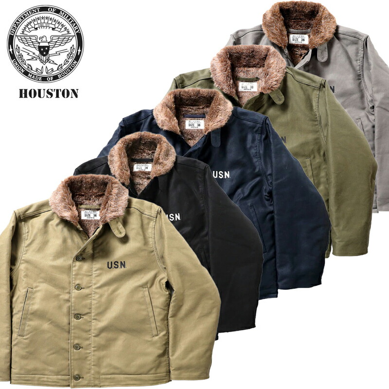 楽天市場】N-1 デッキJKT HOUSTON ヒューストン 40th N-1 TYPE3 デッキ