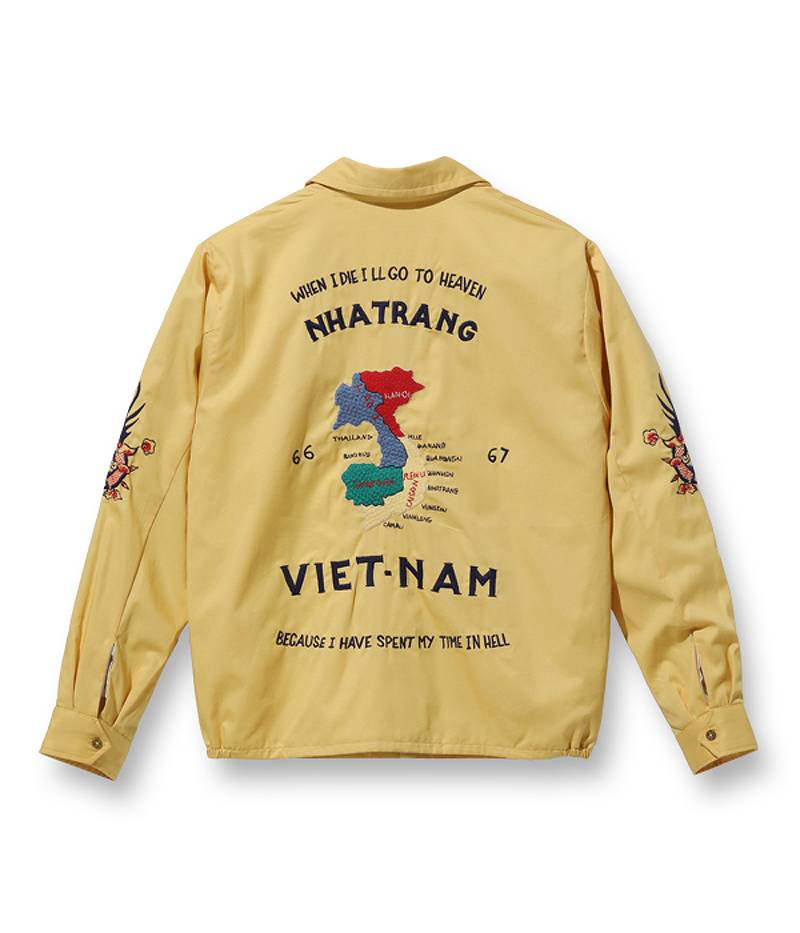 テーラー東洋 ベトジャン ベトナム ジャケット「“VIETNAM MAP