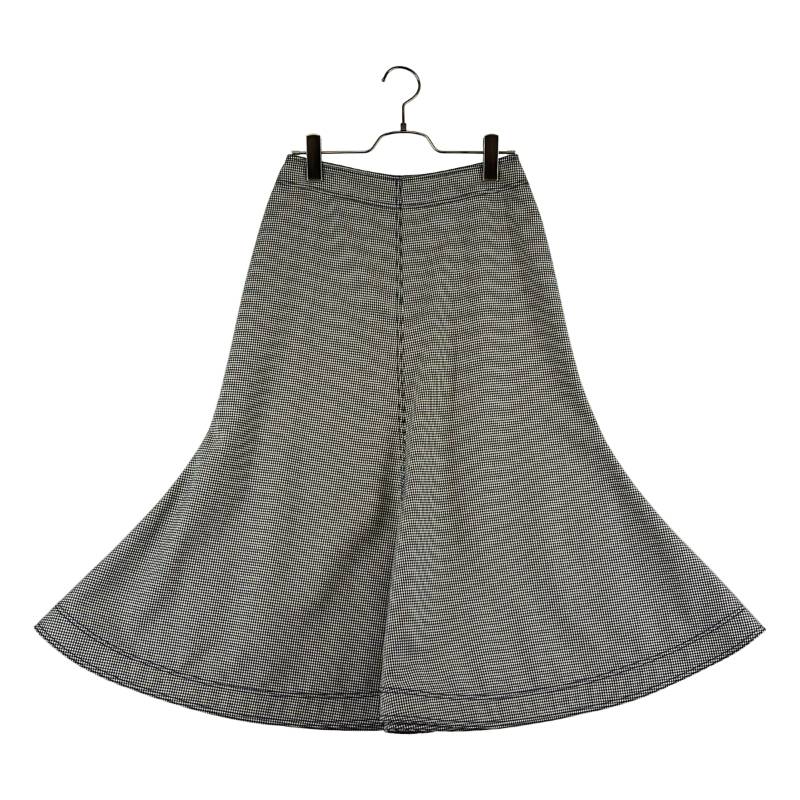 LOEWE / ロエベ | 千鳥格子 フレアスカート | 34 | グレー | レディース|KLD 店