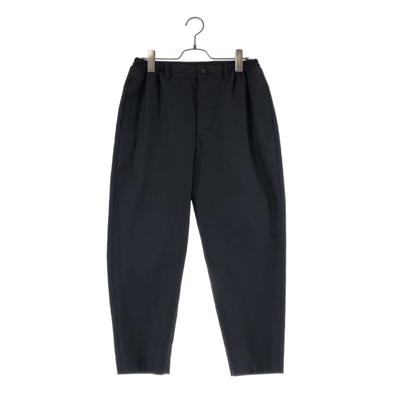 【美品】  COMME des GARCONS COMME des GARCONS / コムコム | 2024SS | 縞模様 ジャ差し固める テーパードパンツ | S | 黒いこと | レディース