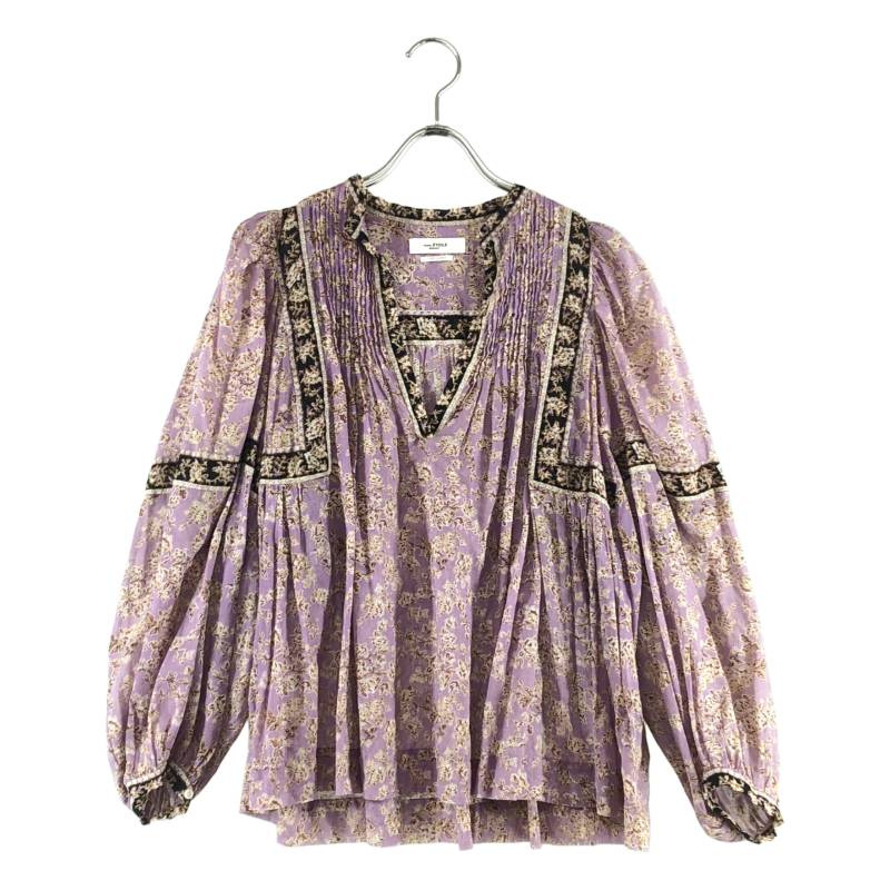 ISABEL MARANT ETOILE / イザベルマランエトワール | 綿織物 御花刷り上げる トップ | 34 | ラベンダー | レディース