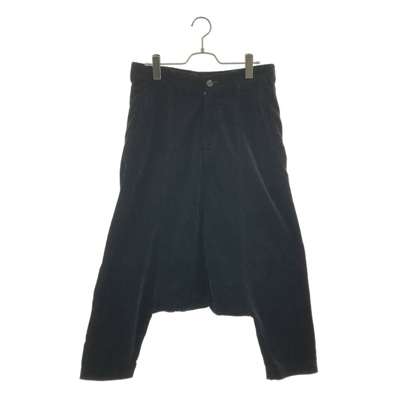 COMME des GARCONS COMME des GARCONS / コムコム | AD2005 | コットン ベロア サルエル パンツ | M | ブラック | レディース|KLD 店
