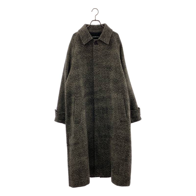 【美品】 GALERIE VIE / ギャルリーヴィー | 2022AW | ヴァージンウール ツイードコート | F | ホワイト / ブラック | メンズ