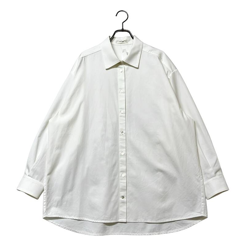 【美品】  THE ROW / ザロウ | Luka Shirt 綿織物 カシミール ルカ オーバーサイズシャツ | 2 | 白いこと | レディース