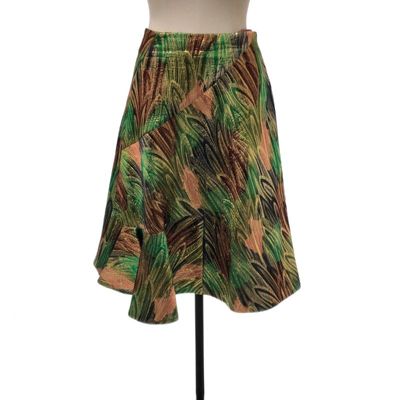 MARNI / マルニ | シルク混 ジャガード グリッター フレアスカート | 42 | マルチカラー | レディース｜KLD 店 24,948円