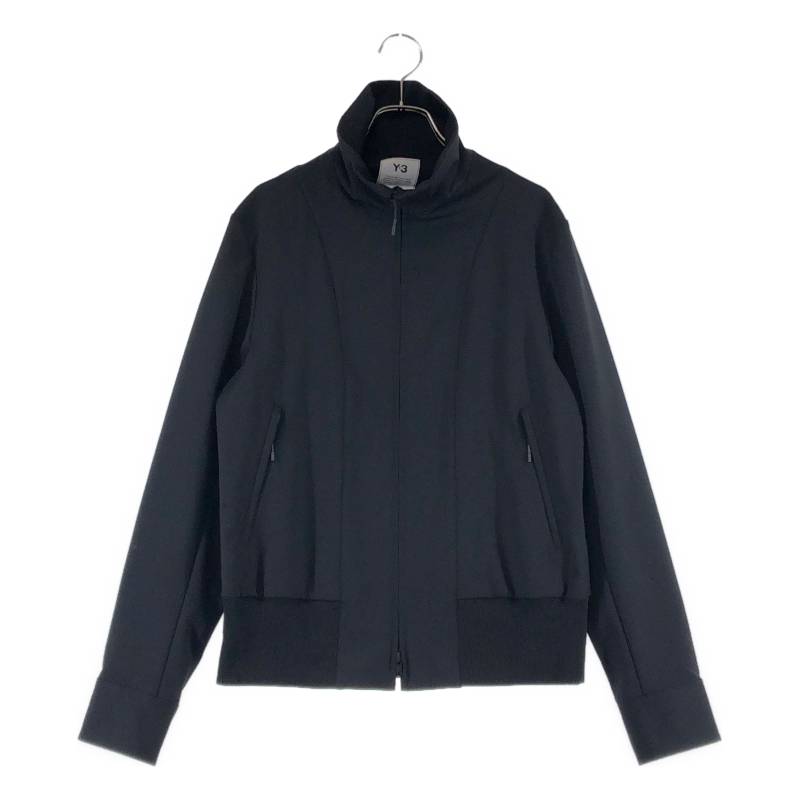 Y-3 / ワイスロバート・エドワード・リー | 2021AW | W CLASSIC REFINED WOOL STRETCH TRACK JACKET / クラシックリファインド 羊毛伸ばすこと 貨物自動車上衣 | XS | 黒いこと | レディース