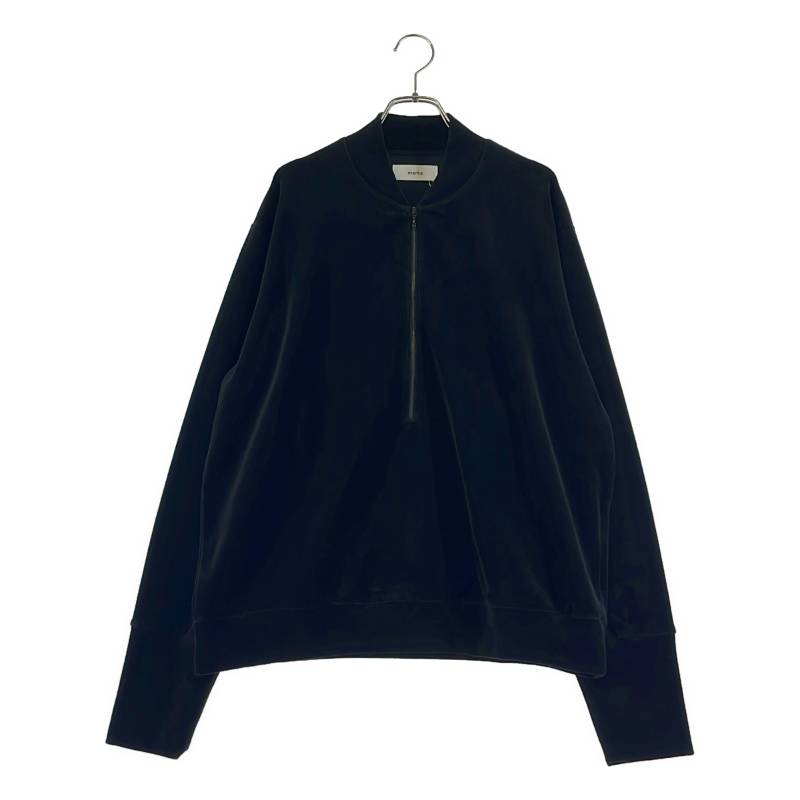 【美品】  marka / 目じるし | 2025AW | Half Zip Track Jacket オーガニッコットンベロア ハーフジップトラックジャケット | 2 | DARK NAVY | メンズ
