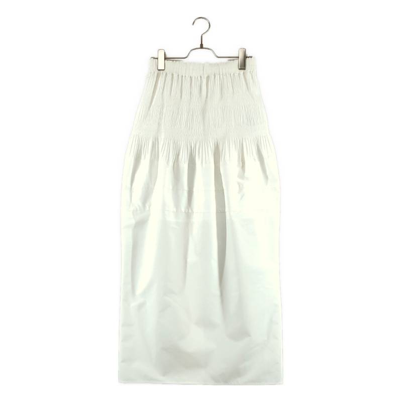 【美品】 Mame Kurogouchi / マメクロゴウチ | 2025SS | Micro Pleats Round Silhousette Skirt プリーツ スカート | 2 | ホワイト | レディース｜KLD 店 24,283円