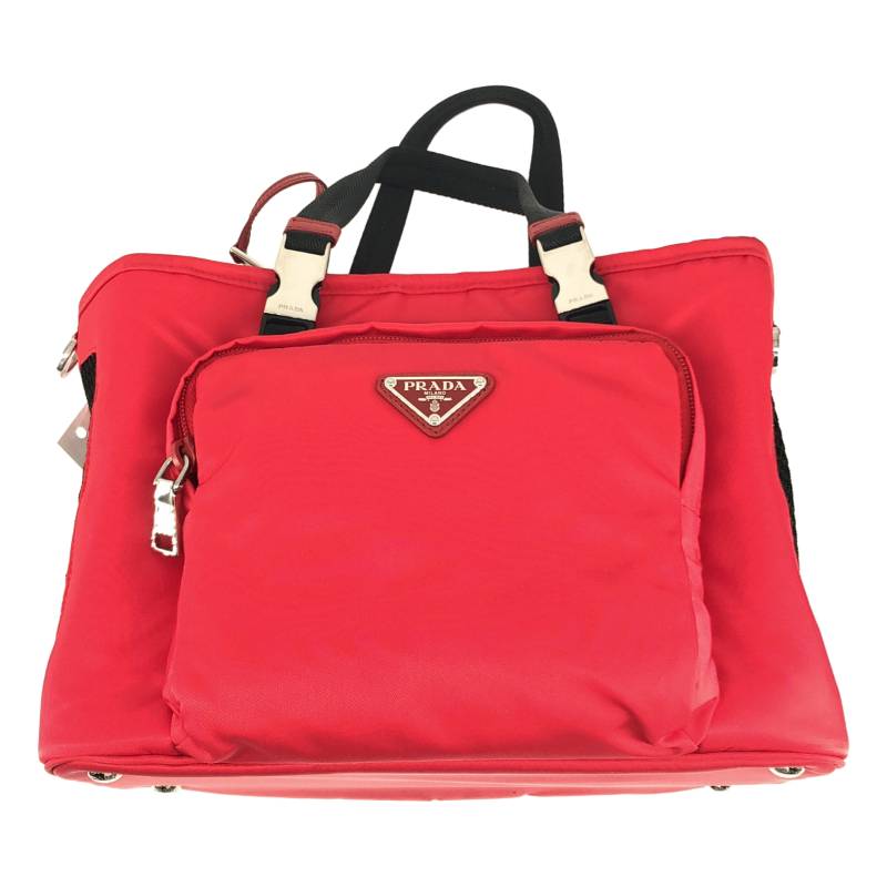 【新品】  PRADA / プラダ | ReNylon 2WAY 愛玩動物御徒面子 | TU | 赤いこと | レディース