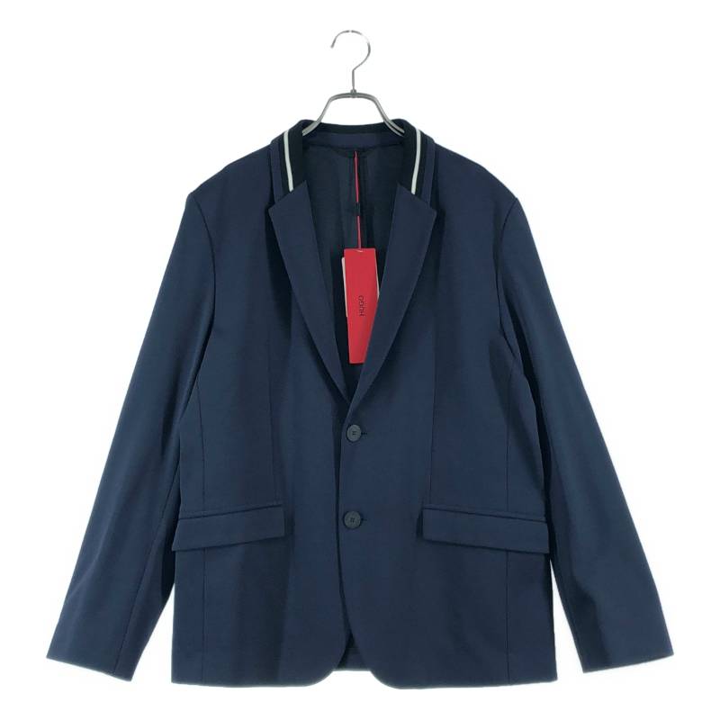 【新品】  HUGO BOSS / ヒューゴボス | 綿織物混 テーラードジャケット | 48 | 米国海軍 | メンズ