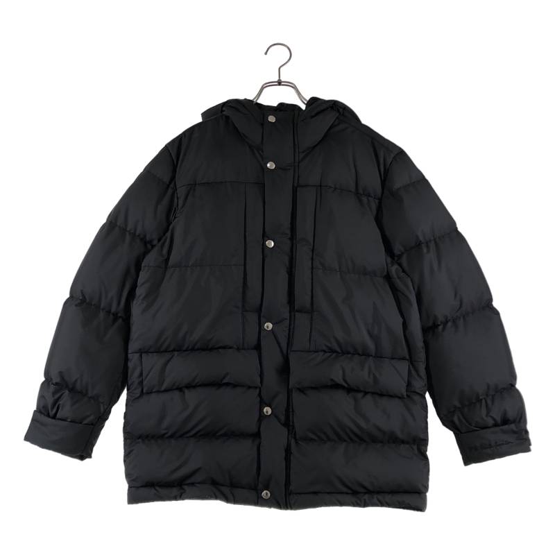 【美品】  なおなお書き Paul Smith / ピーエスポールスミス | 運動競技縞模様 フーデッドダウンブルゾン | L | 黒いこと | メンズ
