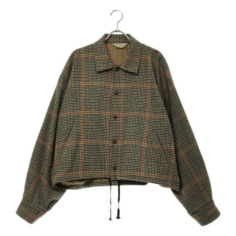 【美品】  JieDa / ジエダ | 羊毛 チドリ透かし彫り 照合のしるし コーチジャケット | 1 | 赤銅色 | メンズ