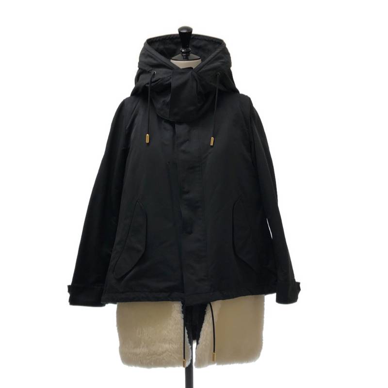 THE RERACS / ザリラクス | M-65 ボアラインドライブ付 モッズコート | 38 | 黒いこと | レディース