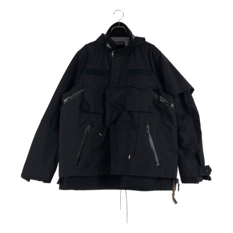 【美品】  sacai / サカイ | × ACRONYM 活動の領域上衣 | 1 | 黒いこと | メンズ