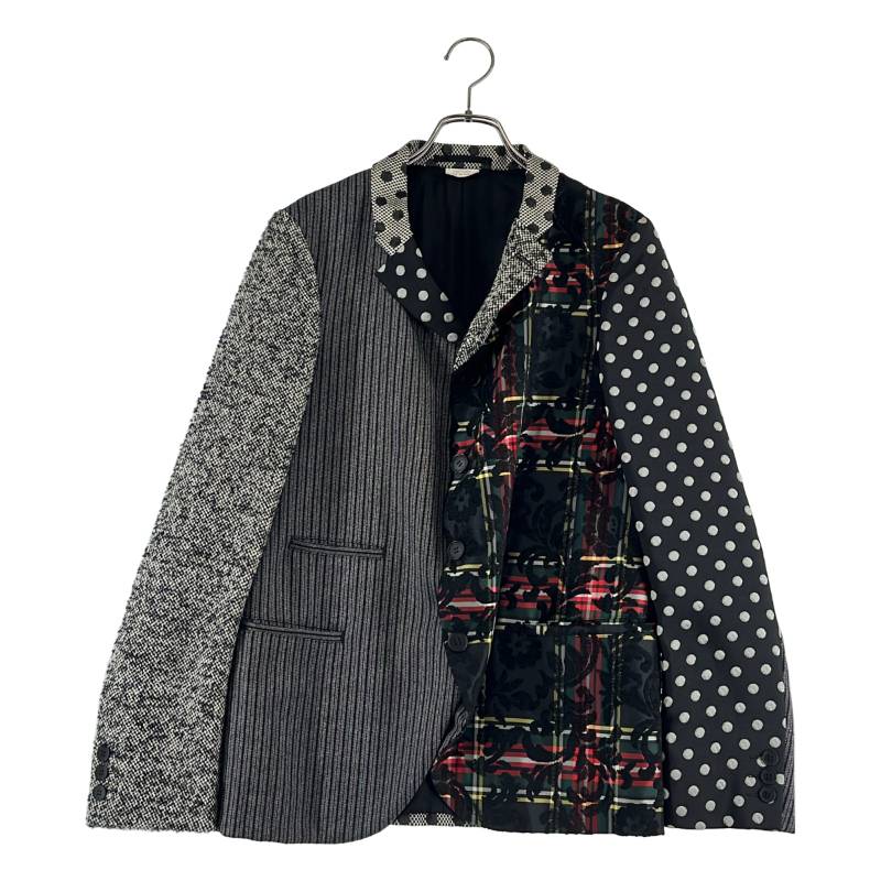 COMME des GARCONS HOMME PLUS / コムデギャルソンオムプリュス | 2012AW | クレイジーパターン パッチワーク テーラードジャケット | XS | マルチカラー | メンズ｜KLD 店