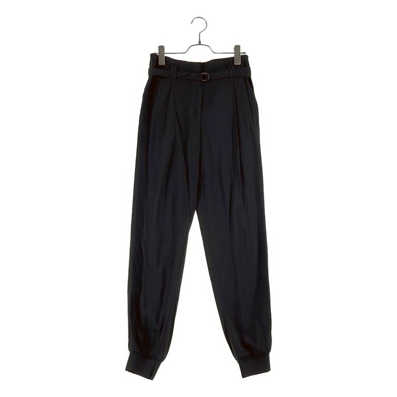 MM6 Maison Martin Margiela / エムエムシックスメゾンマルタンマルジェラ | 2011AW | レーヨン混 タック ジョガーパンツ | 40 | ブラック | レディース|KLD 店